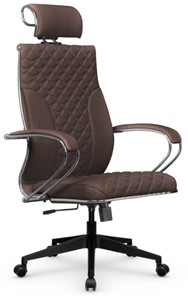 Офисное кресло Metta L 2c 44C/K116 Infinity Easy Clean топган, нижняя часть 17832 темно-коричневый во Владивостоке