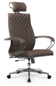 Офисное кресло Metta L 2c 44C/K116 Infinity Easy Clean топган, нижняя часть 17834 светло-коричневый во Владивостоке