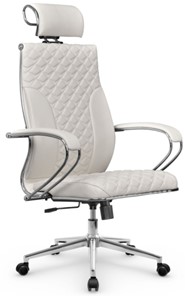 Офисное кресло Metta L 2c 44C/K116 Infinity Easy Clean топган, нижняя часть 17852 белый во Владивостоке