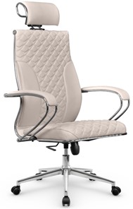 Офисное кресло Metta L 2c 44C/K116 Infinity Easy Clean топган OMS, нижняя часть 17853 светло-бежевый в Артеме