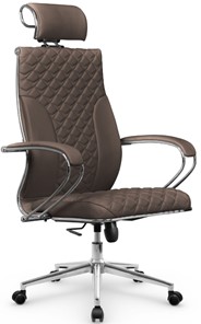 Офисное кресло Metta L 2c 44C/K116 Infinity Easy Clean топган OMS, нижняя часть 17853 светло-коричневый в Артеме