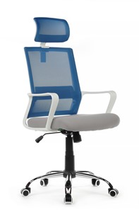 Кресло офисное RCH 1029HW, серый/синий в Артеме