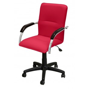 Кресло офисное Самба-лифт СРП-034 Люкс красный/венге в Находке