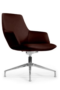 Кресло в офис Spell-ST (С1719), темно-коричневый во Владивостоке