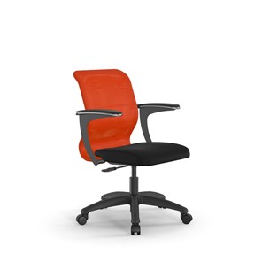 Офисное кресло SU-M-4/подл.160/осн.005 оранжевый/черный во Владивостоке