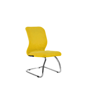 Кресло компьютерное SU-Mr-4/подл.000/осн.007 желтый в Артеме