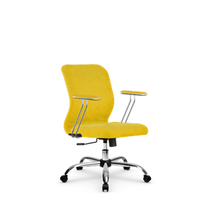 Офисное кресло SU-Mr-4/подл.078/осн.003 желтый в Артеме