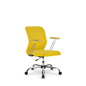 Офисное кресло SU-Mr-4/подл.078/осн.006 желтый в Артеме