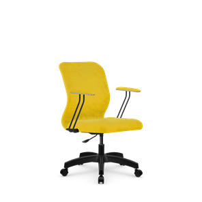 Офисное кресло SU-Mr-4/подл.079/осн.005 желтый в Артеме