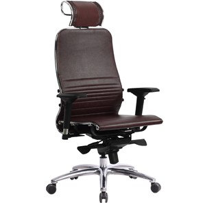 Кресло офисное Samurai K-3.04 темно-бордовый в Артеме