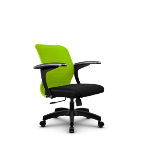 Кресло SU-M-4/подл.160/осн.001, Зеленый/Черный в Артеме