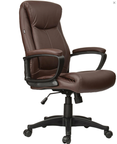 Офисное кресло Brabix BRABIX "Enter EX-511", экокожа, коричневое, 531163 во Владивостоке
