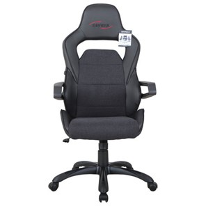 Кресло офисное Brabix Nitro GM-001 (ткань, экокожа, черное) 531817 в Артеме