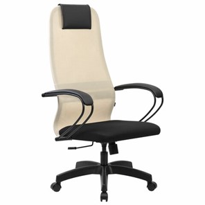 Офисный стул Brabix BRABIX PREMIUM "Ultimate EX-800" пластик, плотная двойная сетка Х2, черное/бежевое, 532916 в Артеме