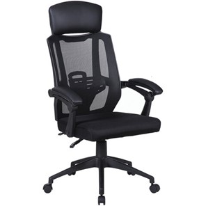 Кресло офисное Brabix Nexus ER-401 (с подлокотниками, черное) 531835 в Артеме