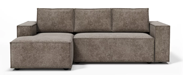Угловой диван с оттоманкой Лофт 263х159х93 (НПБ/Тик-так) в Уссурийске