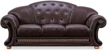 Раскладной диван Versace (3-х местный) коричневый 37 (VERSUS) в Находке