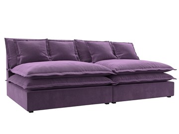 Прямой диван Лига-040, Сиреневый (микровельвет) в Артеме