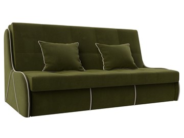 Прямой диван Риттэр 160, Зеленый/Бежевый (Микровельвет) в Артеме
