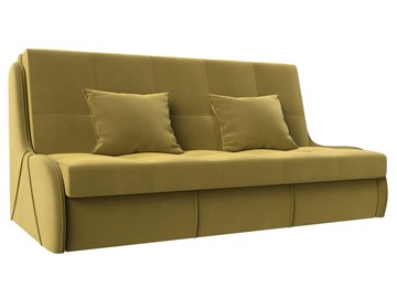 Прямой диван Риттэр 160, Желтый (Микровельвет) в Артеме