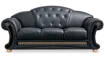 Раскладной диван Versace (3-х местный) black в Находке