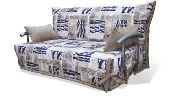 Прямой диван Hit-Divan Аккордеон с боковинами, спальное место 1400 в Артеме