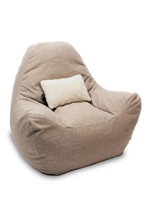 Кресло-мешок КлассМебель Эдем, рогожка орион, бежевый в Артеме