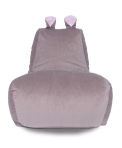 Кресло-мешок Бегемот кофе/розовый в Артеме
