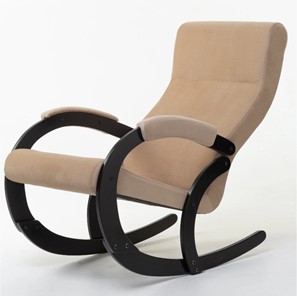 Кресло-качалка в гостиную Корсика, ткань Amigo Beige 34-Т-AB в Находке