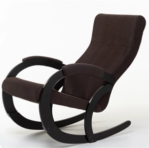 Кресло-качалка в гостиную Корсика, ткань Amigo Coffee 34-Т-AC во Владивостоке