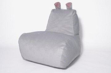 Кресло-мешок КлассМебель Бегемот серый во Владивостоке