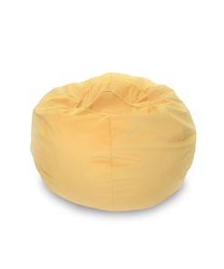 Кресло-мешок КлассМебель Орбита, велюр, лимон в Артеме