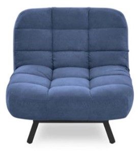 Мягкое кресло Абри опора металл (синий) во Владивостоке
