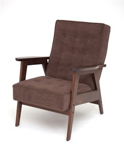 Кресло Ретро (темный тон / RS32 - коричневый) в Артеме