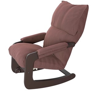 Кресло Трансформер Амадео ВСК №81 (каркас венге, сиденье коричнево-розовое) в Уссурийске