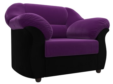 Кресло Карнелла, Фиолетовый/Черный (микровельвет) во Владивостоке