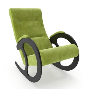 Кресло-качалка Модель 3, Verona 38 Apple Green-велюр во Владивостоке