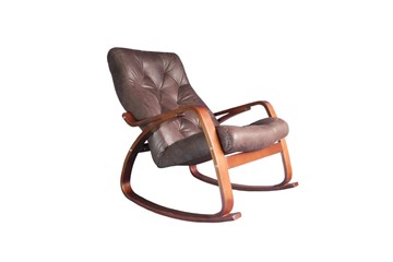 Кресло-качалка Гранд, замша шоколад в Артеме