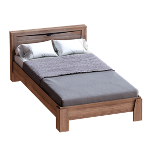 Кровать с основанием Соренто 1400, Дуб стирлинг в Артеме