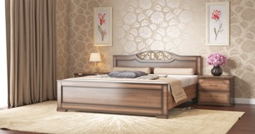 Полуторная кровать СВ-Стиль Жасмин 140*200 с основанием в Уссурийске