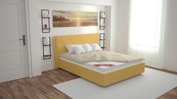 Двуспальная кровать с механизмом Сарма Альба 160х200 (с коробом) в Артеме
