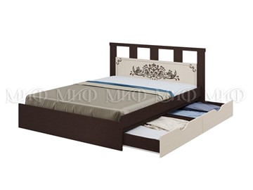 Кровать спальная Жасмин 1600 с ящиками в Артеме