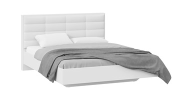 Кровать с мягкой спинкой Агата тип 1 (Белый) в Артеме