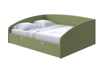 Спальная кровать Bono 160х200, Рогожка (Firmino Авокадо) во Владивостоке