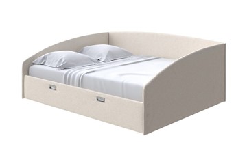 Спальная кровать Bono 180х200, Искусственная шерсть (Лама Бежевый) во Владивостоке