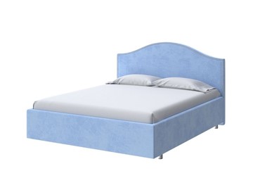 Кровать 2-спальная Classic 180х200, Велюр (Teddy Небесно-голубой) во Владивостоке