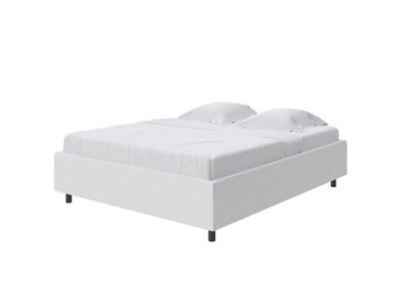 Спальная кровать Como (Veda) Base 1 140x200, Экокожа (Белый) в Артеме