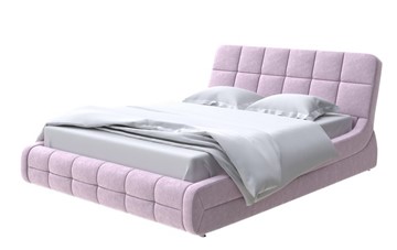 Двуспальная кровать Corso-6 140x200, Флок (Бентлей Нежно-лиловый) во Владивостоке