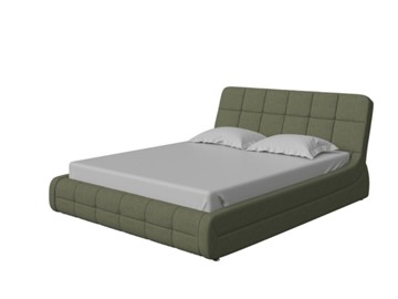 Двуспальная кровать Corso-6 140x200, Искусственная шерсть (Лама Авокадо) во Владивостоке