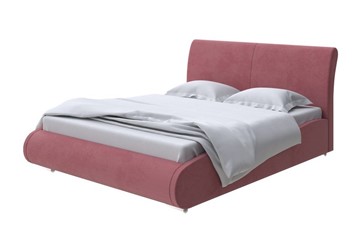 Кровать двуспальная Орматек Corso-8 Lite 200x200, Велюр (Ultra Багряный) в Артеме